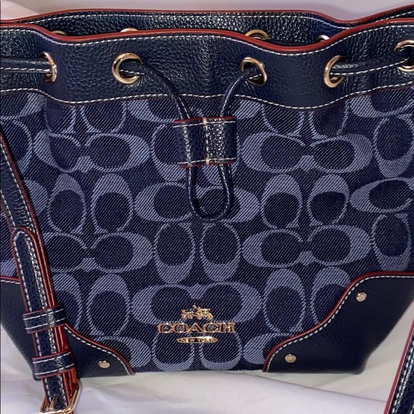 COACH F37227 Small Mickie Drawstring Shoulder Bag - Picture 5 of 9